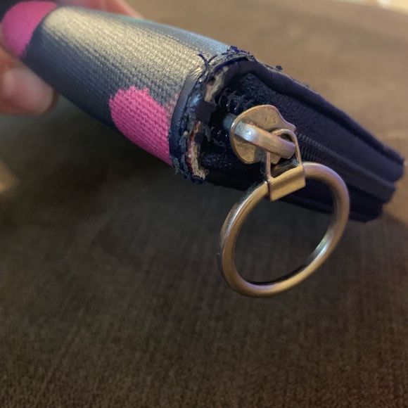 Fossil / Multicolor Polka Dot Zip Around Wallet - Picture 6 of 8